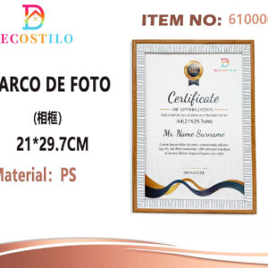 MARCO DE CERTIFICADO O FOTOS