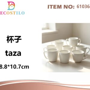 PACK 12 TAZAS DE CERAMICA