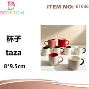 PACK 12 TAZAS DE CERAMICA