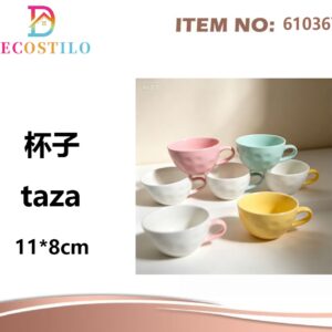 PACK 12 TAZAS DE CERAMICA