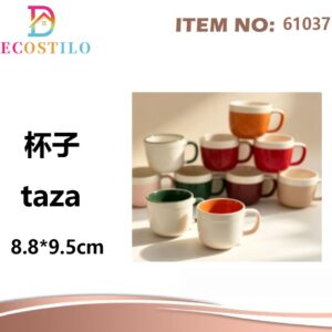 PACK 12 TAZAS DE CERAMICA