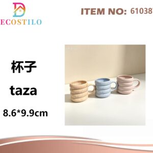 PACK 12 TAZAS DE CERAMICA