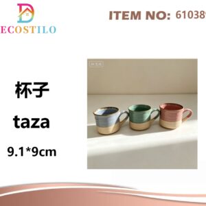 PACK 12 TAZAS DE CERAMICA